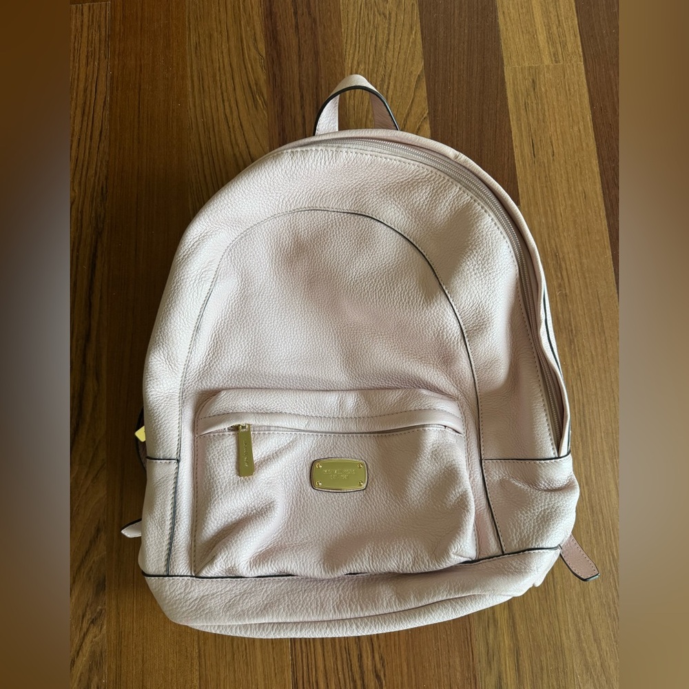 Michael Kors Light Pink Leather Backpack